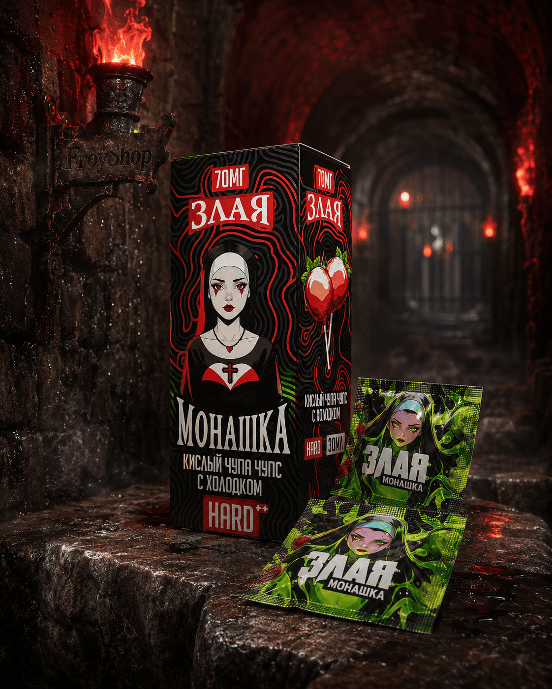 Жидкость Злая Монашка HARD++ 70 мг 30 мл